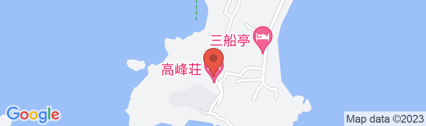 篠島 高峰荘の地図