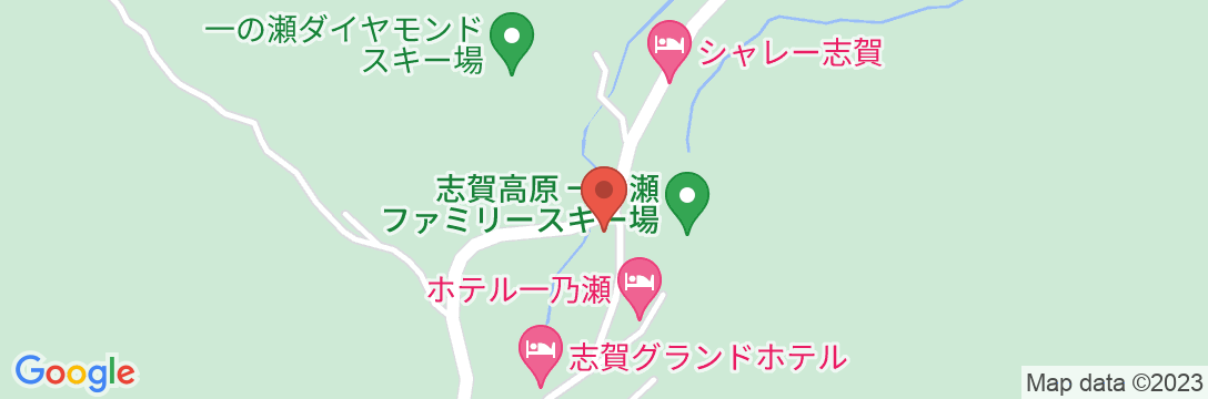 志賀高原オリンピックホテルの地図
