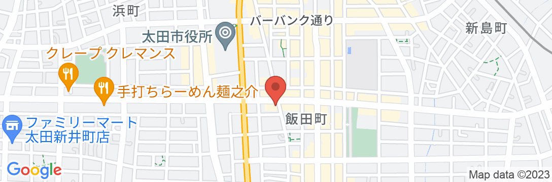 太田第一ホテルの地図