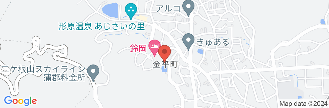 形原温泉 鈴岡の地図