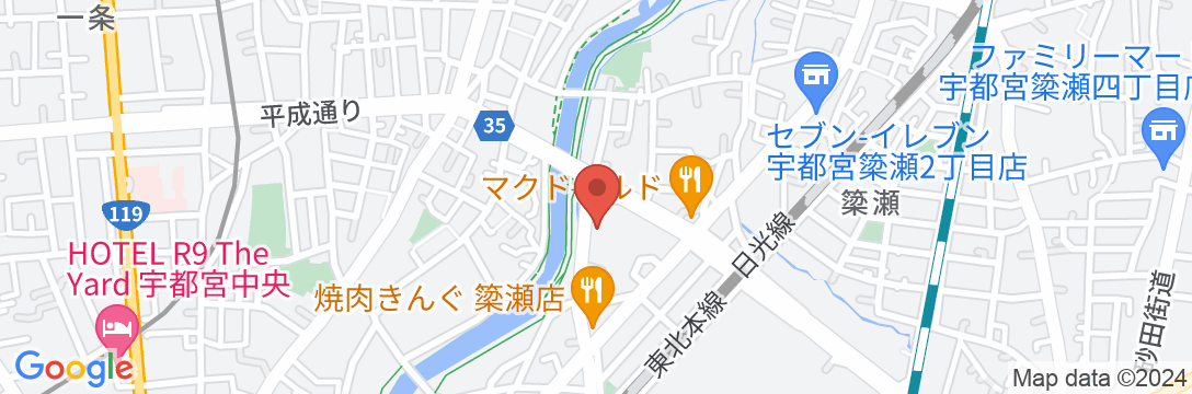東花ホテル TOKA HOTELの地図