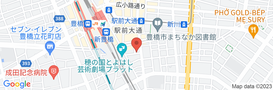 ビジネスホテル 三井の地図