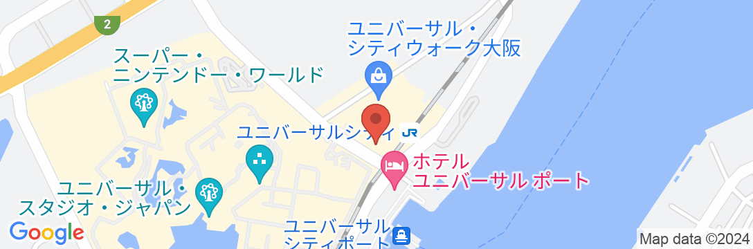 ホテル京阪 ユニバーサル・タワーの地図