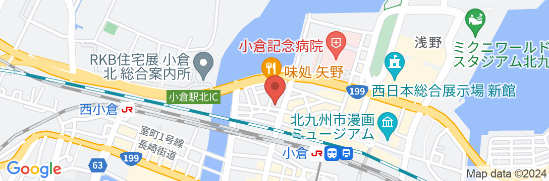 コンフォートホテル小倉の地図