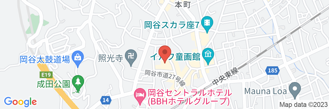 ホテルクラウンヒルズ岡谷インター(BBHホテルグループ)の地図