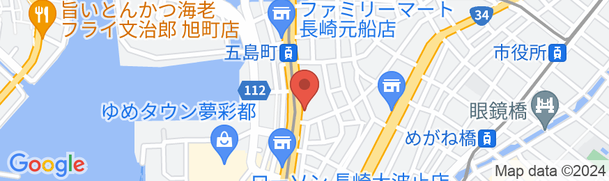 エスペリアホテル長崎の地図