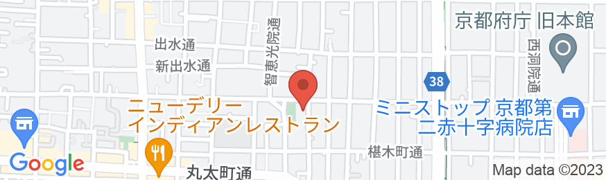京都ゲストハウス hannariの地図