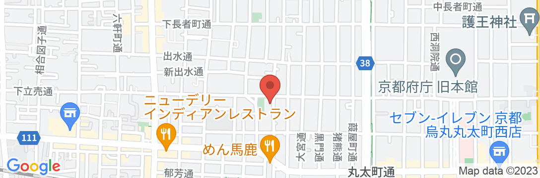 京都ゲストハウス hannariの地図