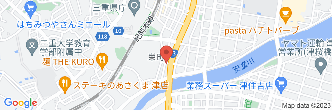 ビジネスホテル 三徳の地図