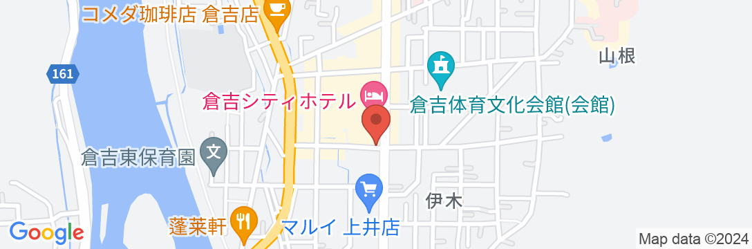 倉吉タウンホテルの地図
