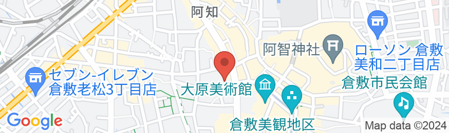 天然温泉 阿智の湯 ドーミーイン倉敷(ドーミーイン・御宿野乃 ホテルズグループ)の地図