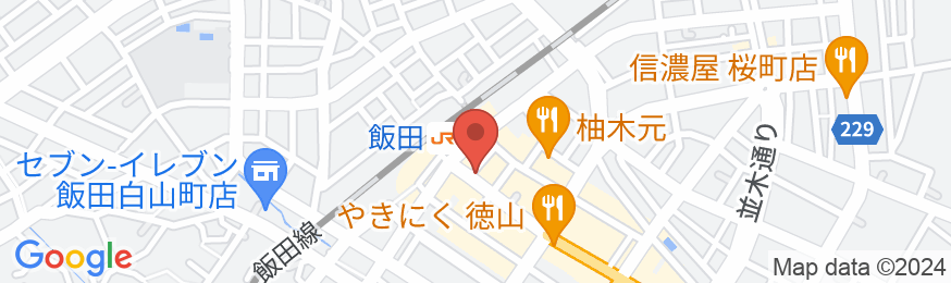 飯田ステーションホテル まつむらの地図