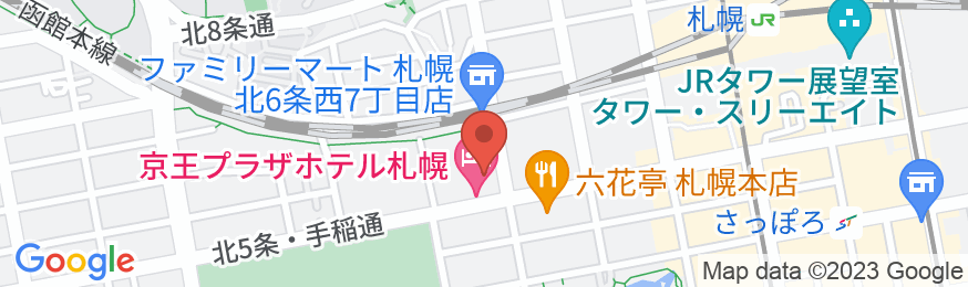 京王プラザホテル札幌の地図