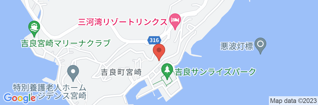 料理旅館 宮嶋舘の地図