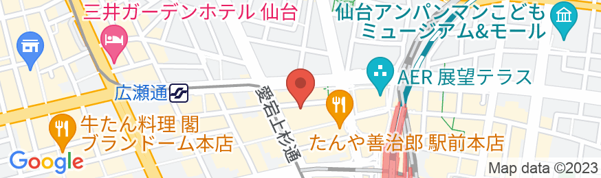ホテルグリーンパシフィックの地図