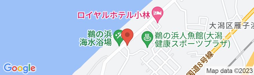 割烹旅館 日本海の地図