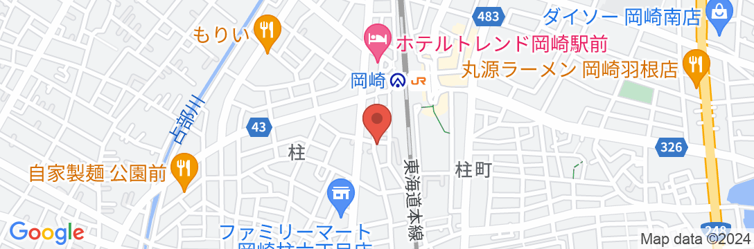 MyHotel Okazaki(マイホテルオカザキ)の地図