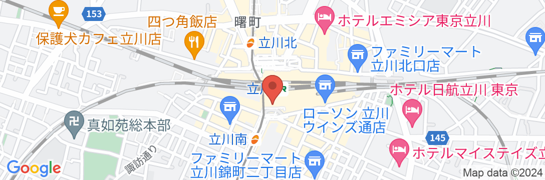 JR東日本ホテルメッツ立川の地図