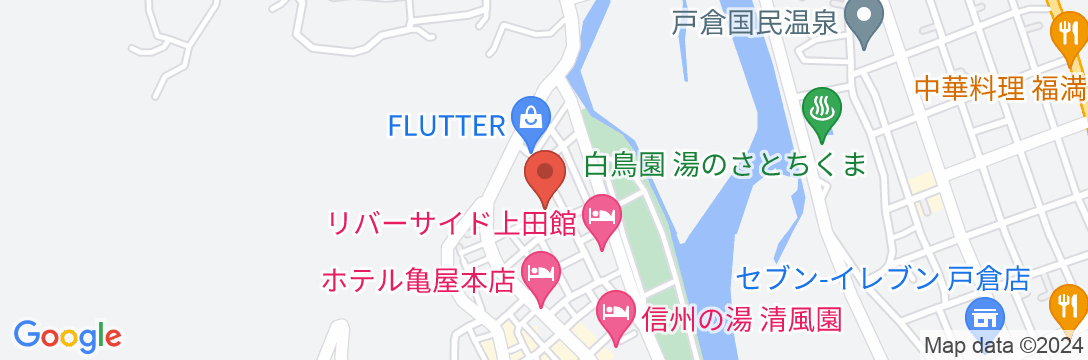 戸倉上山田温泉 笹屋ホテルの地図