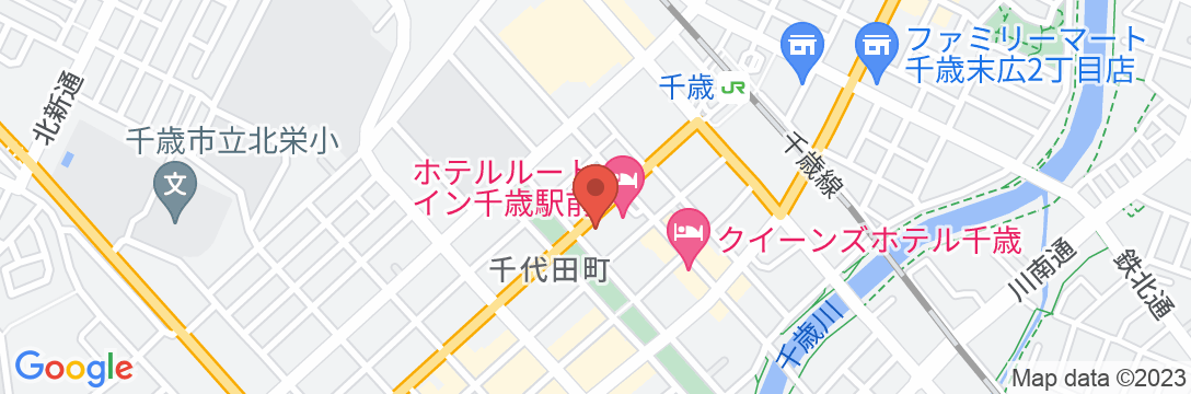 ホテルルートイン千歳駅前の地図