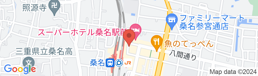 桑名グリーンホテル<桑名駅前>の地図