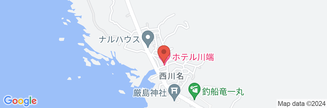 館山温泉 ホテル川端の地図
