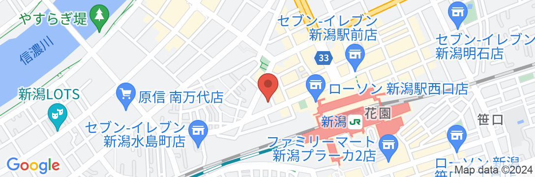 コンフォートホテル新潟駅前の地図