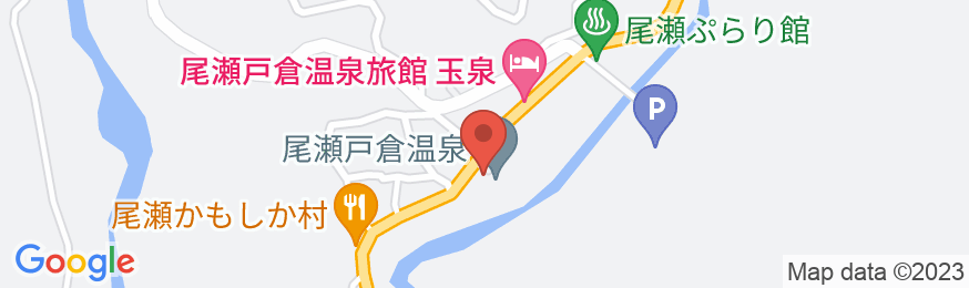尾瀬戸倉温泉 旅館 禧楽<群馬県>の地図
