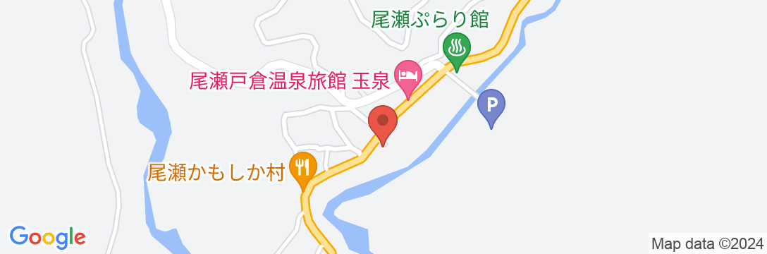 尾瀬戸倉温泉 旅館 禧楽<群馬県>の地図