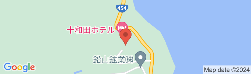 十和田ホテルの地図