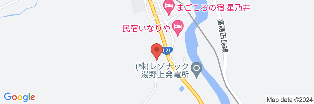 会津湯野上温泉 民宿みやもと屋の地図