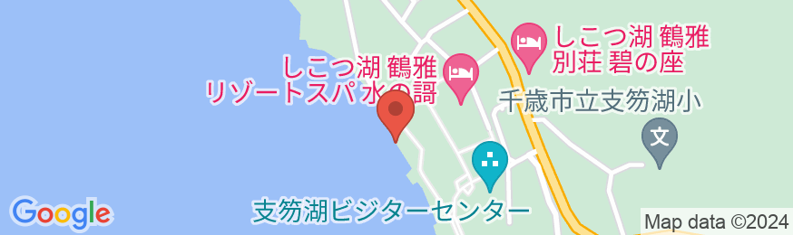 支笏湖温泉 レイクサイドヴィラ翠明閣の地図