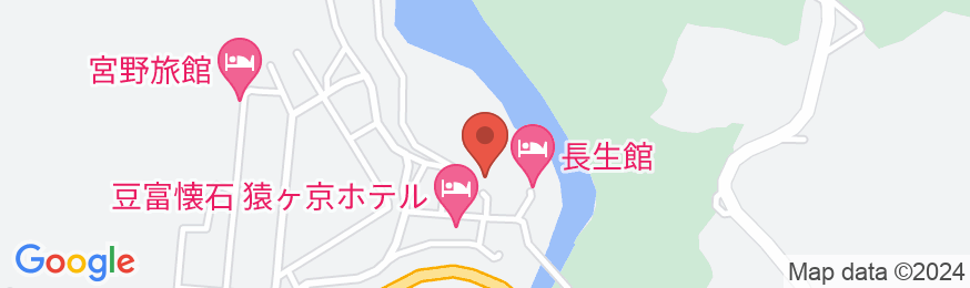 猿ヶ京温泉 湯豆のやど 本伝の地図