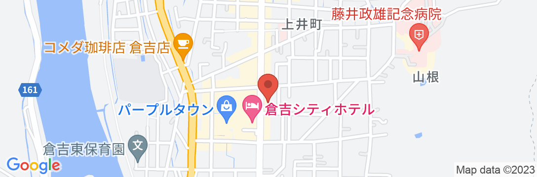 ビジネス サンホテル倉吉の地図