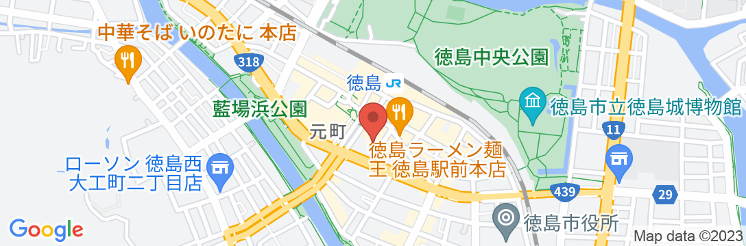 阿波の国・昴宿よしのの地図