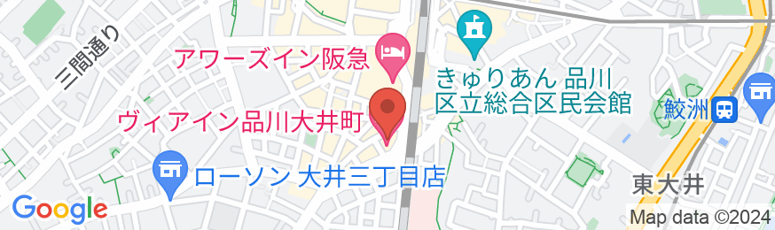 ヴィアイン品川大井町の地図