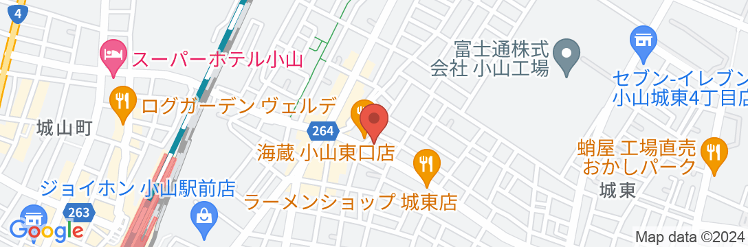プラザホテル<栃木県>の地図