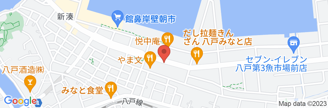 パンション弁慶の地図