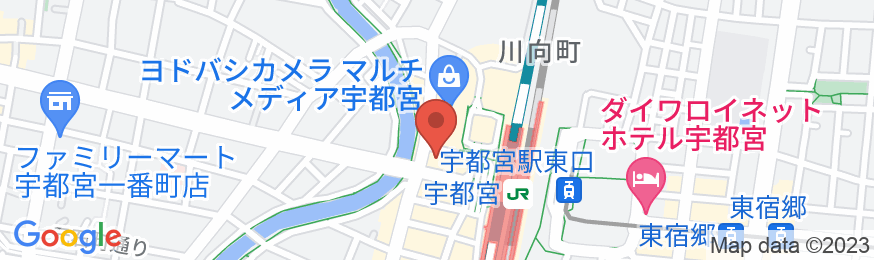 ホテルサンルート宇都宮の地図