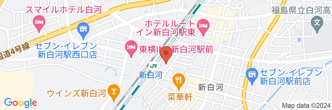 東京第一ホテル新白河の地図