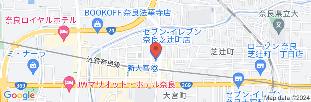 スーパーホテル奈良・新大宮駅前の地図