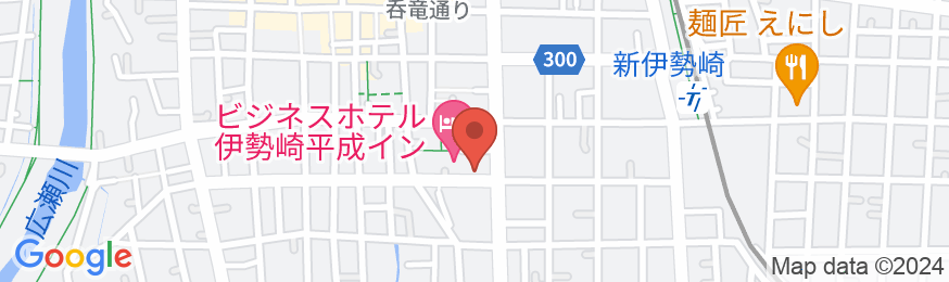 ビジネスホテル伊勢崎平成インの地図