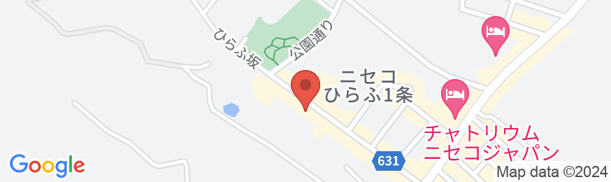 湯元ニセコプリンスホテル ひらふ亭の地図