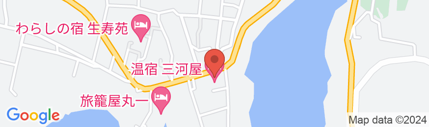 猿ヶ京温泉 温宿 三河屋の地図