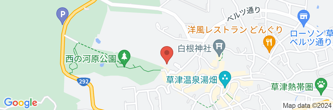 草津温泉 草津ホテル1913の地図