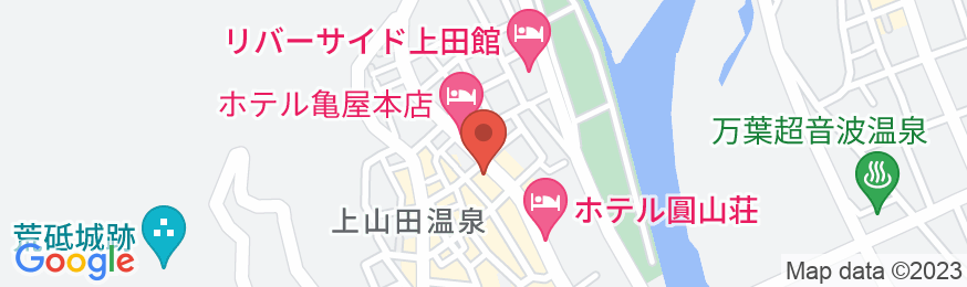 戸倉上山田温泉 有田屋旅館の地図