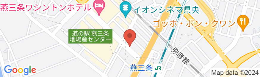 アパホテル〈新潟 燕三条駅前〉の地図