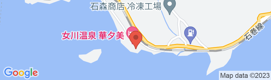 女川温泉 華夕美の地図