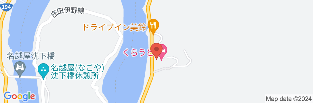 土佐和紙工芸村「くらうど」の地図