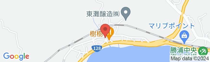 民宿シーサイド串浜の地図